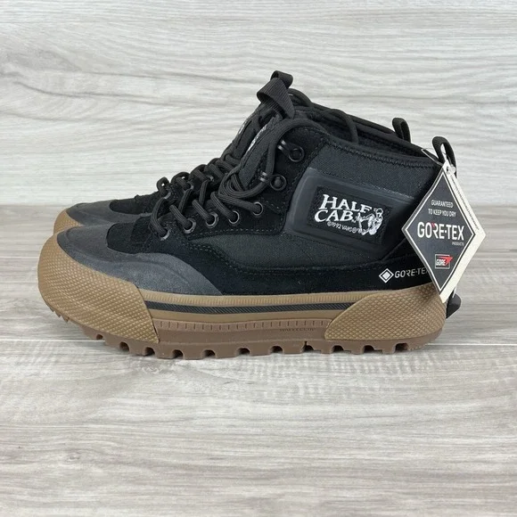 Vans MTE Half Cab GORE-TEX Insulated Shoe Black Gum Size Mens 6.5 / Women's 8
